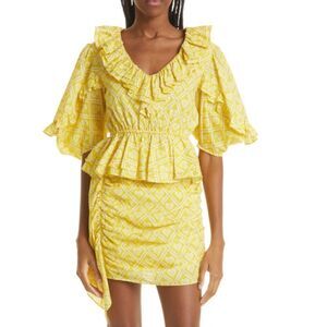 RHODE Venus Top in Love Lockdown Yellow NWT